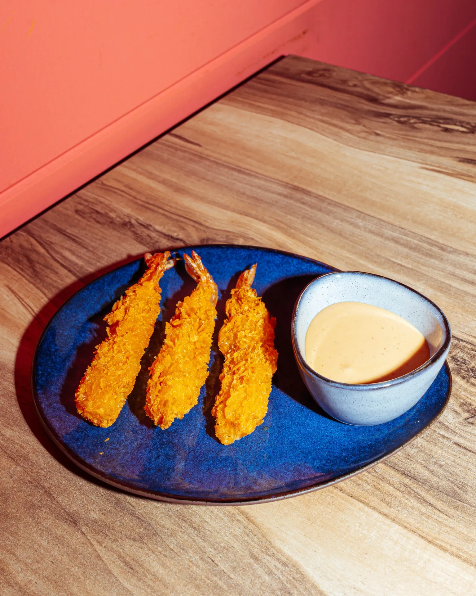 Crevettes tempura